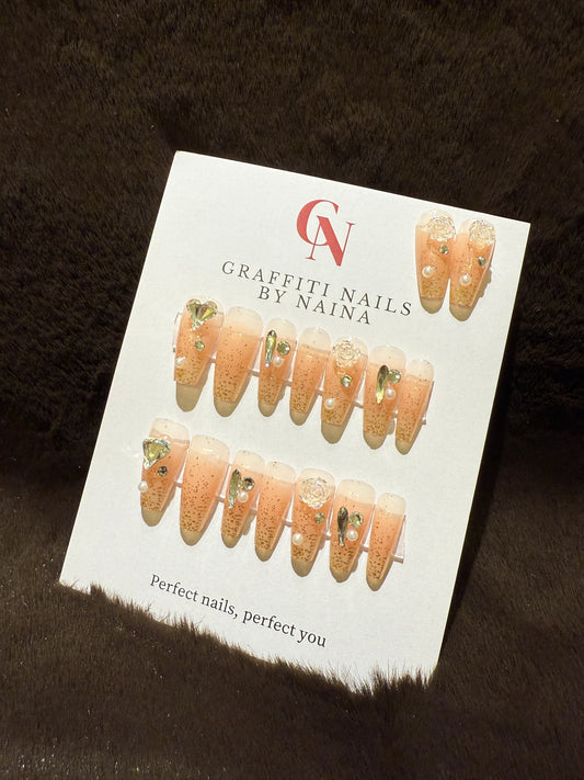 GN27 - Golden Hour Drip (Peach Gold + Nude)