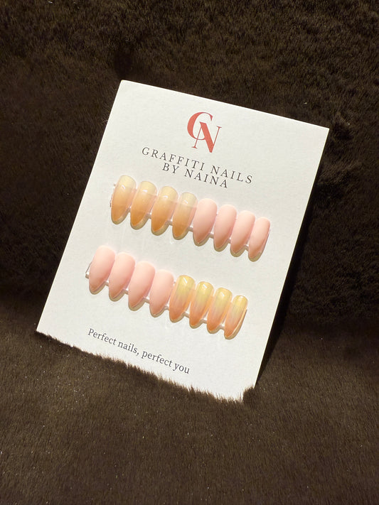 GN42 - Sunset Glow (Peachy Nude + Chrome)